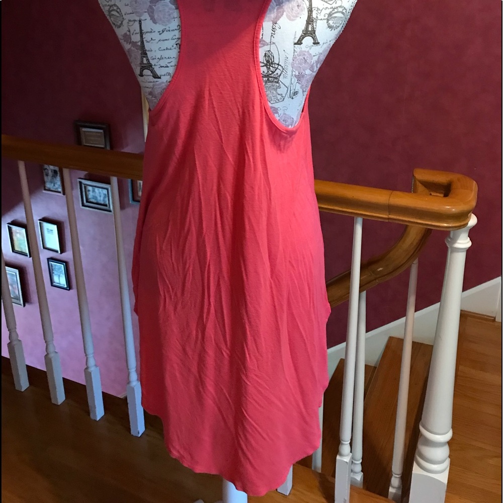 Coral HiLow Razorback Tank - Picture 2 of 4